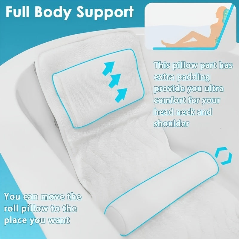 Ergonomic Full Body Bathtub Pillow - Image 4