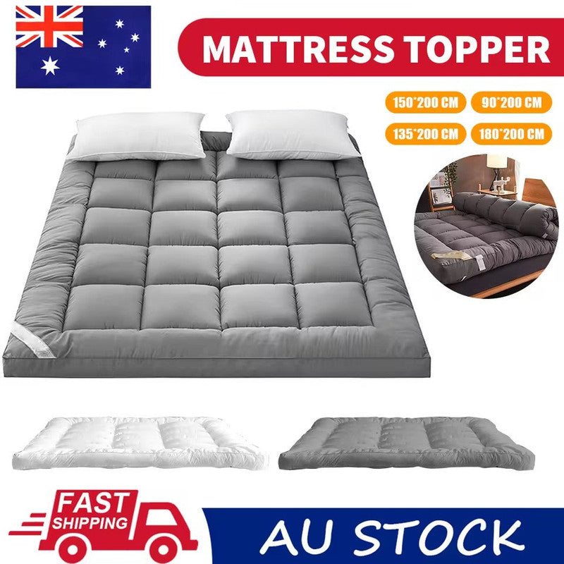 Luxury Pillowtop Mattress Topper Pad Protector - Image 2