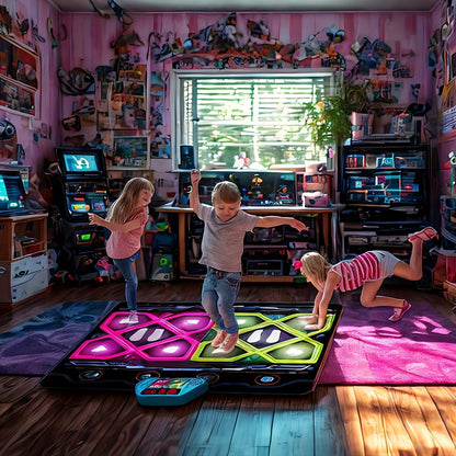 Double Dance Pad LED Rhythm Game Mat - Image 3