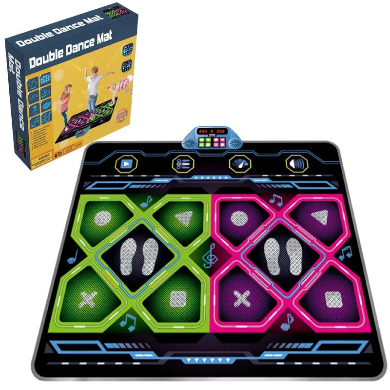 Double Dance Pad LED Rhythm Game Mat - Image 5