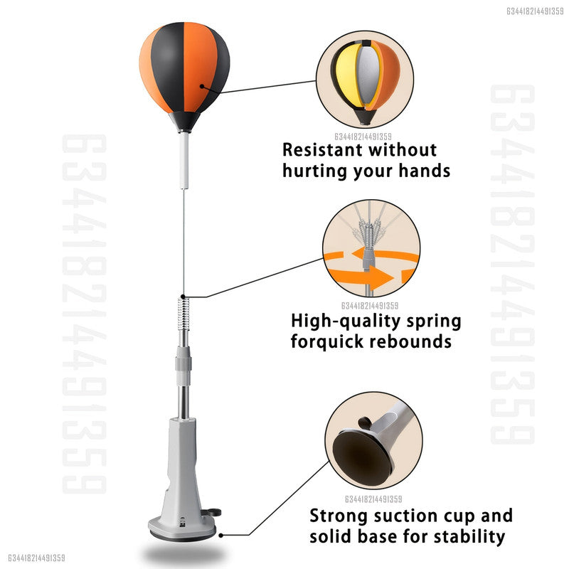 Inflatable Boxing Reflex Bag Adjustable Height Training - Image 2
