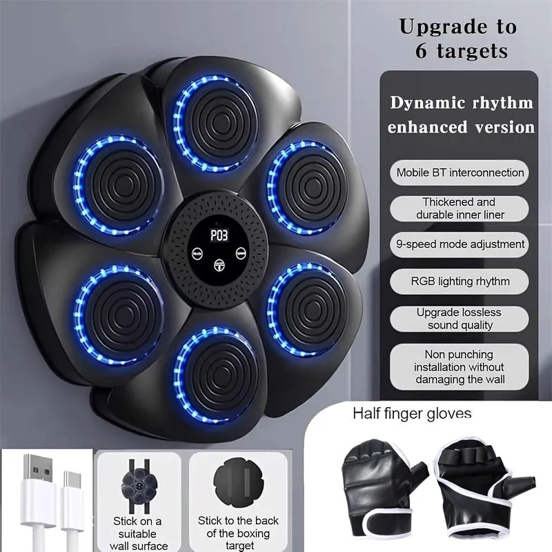 Intelligent Music Boxing Machine with Gloves - Image 3