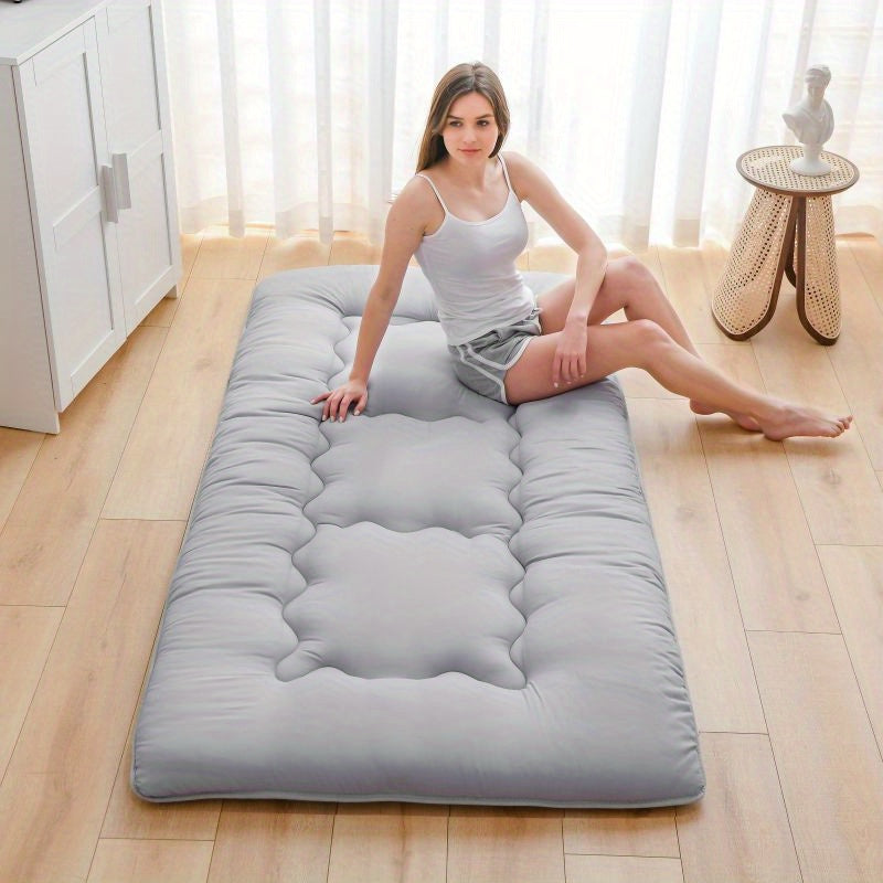 Foldable Tatami Floor Futon Mattress Pad Grey - Image 3