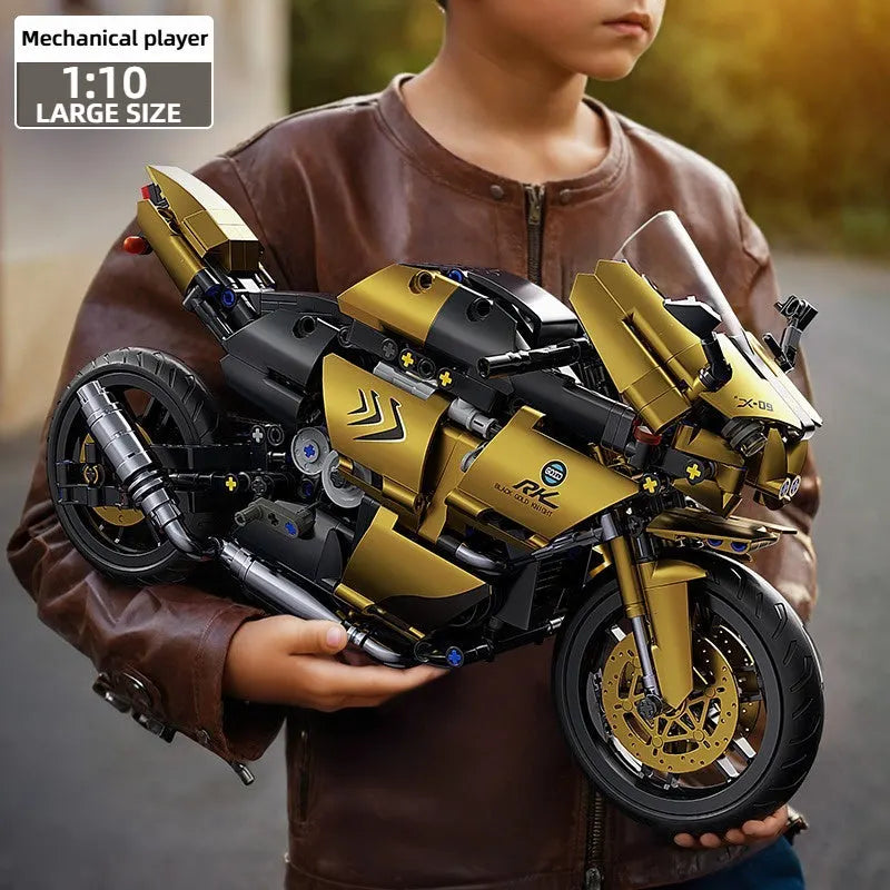 Mechanical Motorcycle Building Blocks - Image 2
