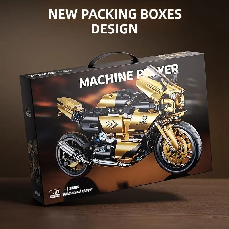 Mechanical Motorcycle Building Blocks - Image 3