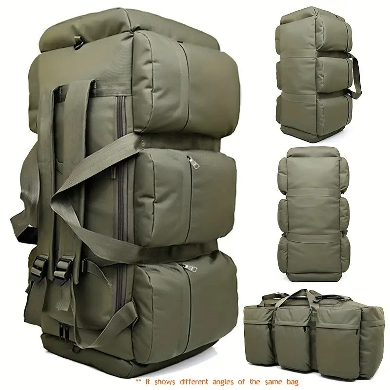 Military Duffel Backpack 80L Outdoor Travel Bag - Image 2