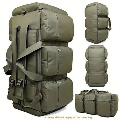 Military Duffel Backpack 80L Outdoor Travel Bag - Image 2