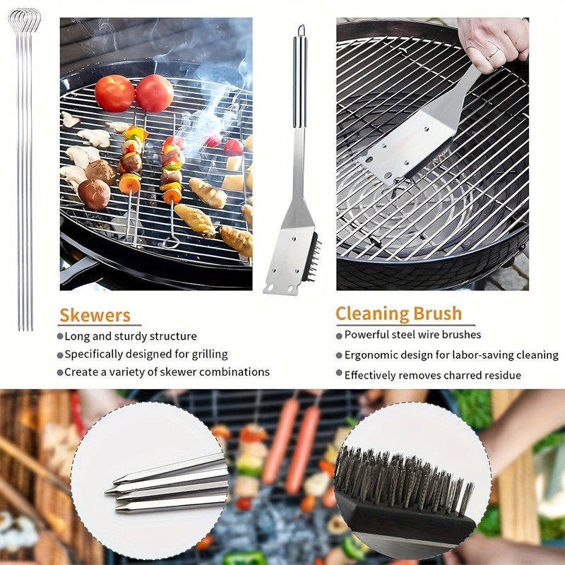 BBQ Grill Accessories Set (17pcs) - Image 4
