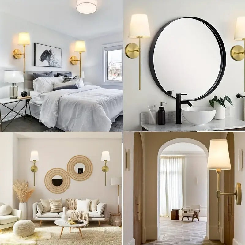 Battery Wall Sconces Set of 2 with Remote - Image 6