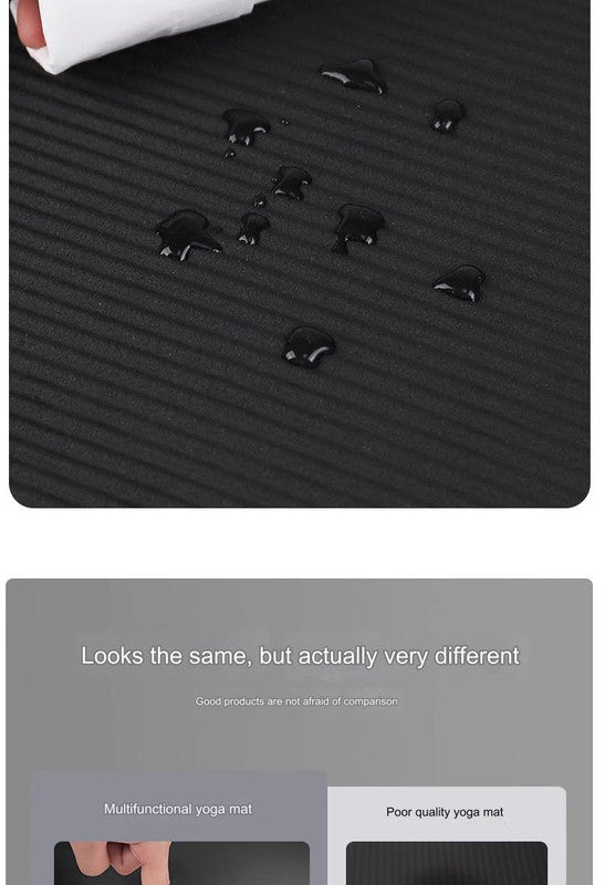 20Mm Thick Shock-Absorbing Yoga Mat - Image 5