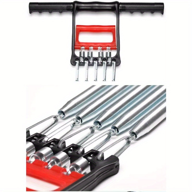1Pc Multifunctional Spring Pedal Puller Fitness Tensioner(Black) - Image 2