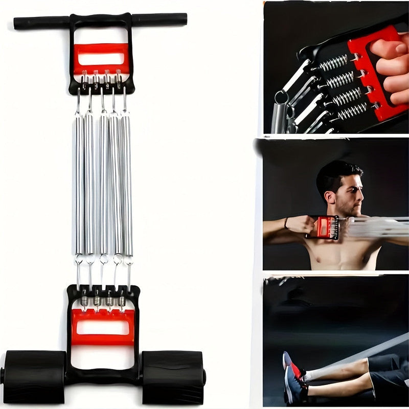 1Pc Multifunctional Spring Pedal Puller Fitness Tensioner(Black) - Image 7