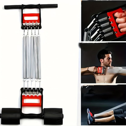 1Pc Multifunctional Spring Pedal Puller Fitness Tensioner(Black) - Image 7