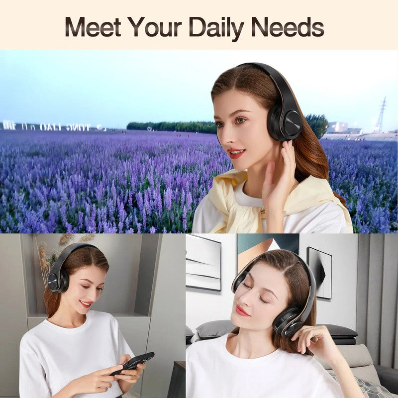 Wireless Bluetooth Headphones Gold - Image 7
