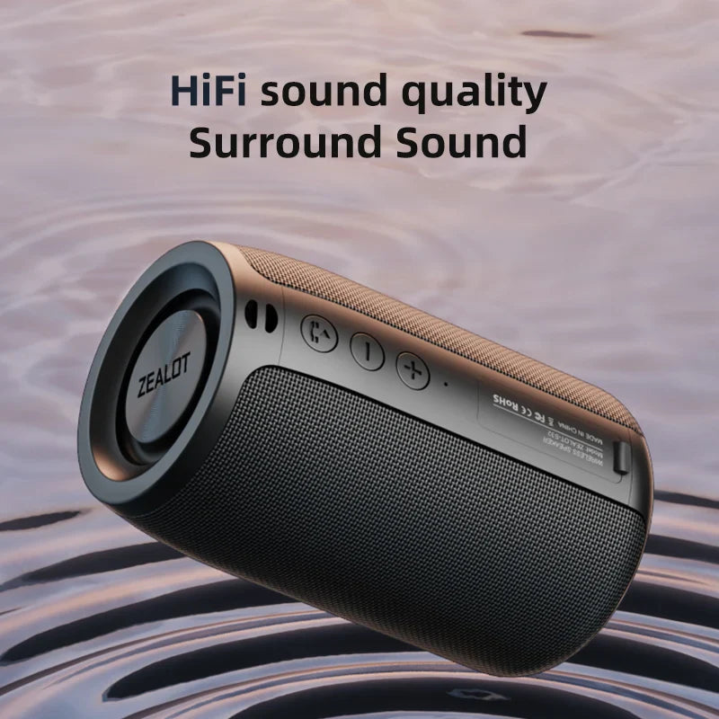 Mini Portable Bluetooth Speaker Black - Image 4