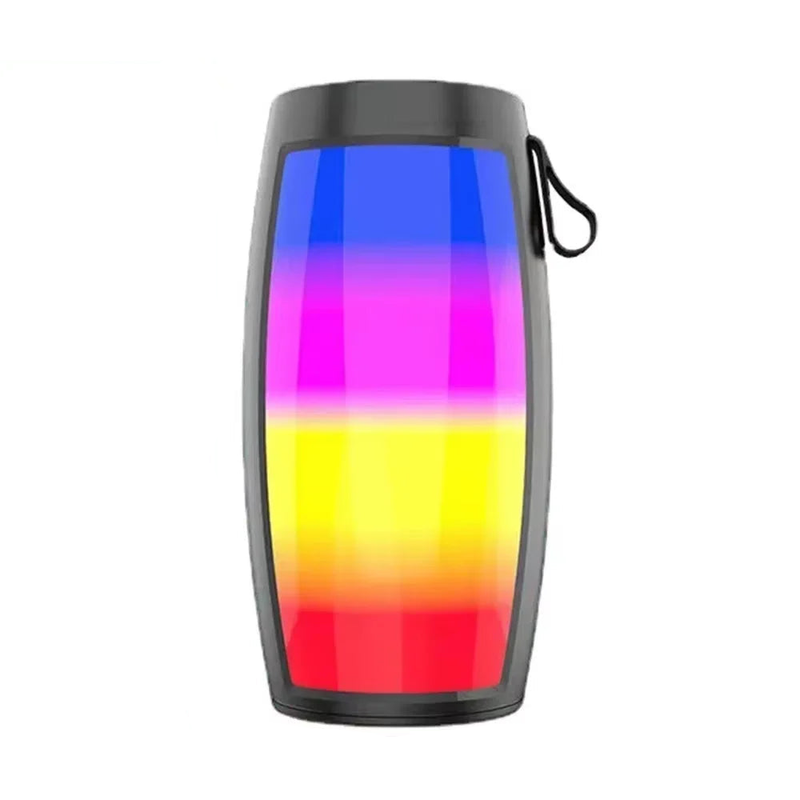 LED Lights Speaker with Powerful Bass Black - Image 3