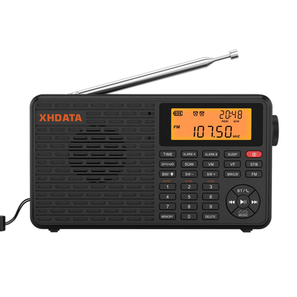 Stereo Digital Portable Radio Black - Image 3
