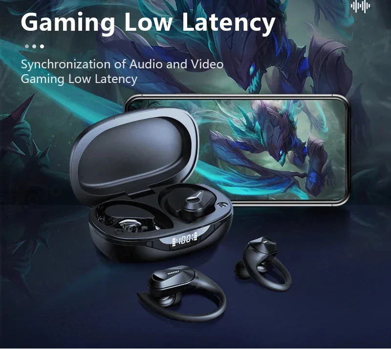 Bluetooth Wireless Earbuds Black - Image 5