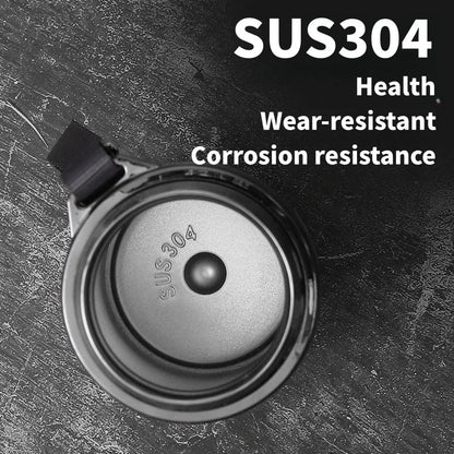 1L Thermos Bottle with LED Temperature Display Black - Image 2