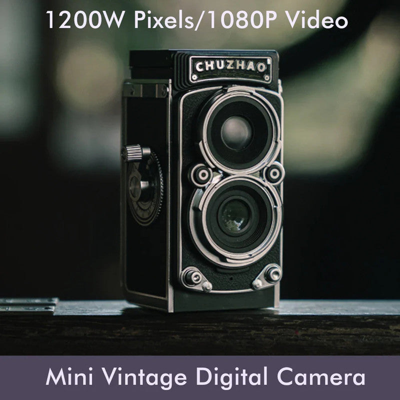 Mini Retro Digital Camera Black - Image 3