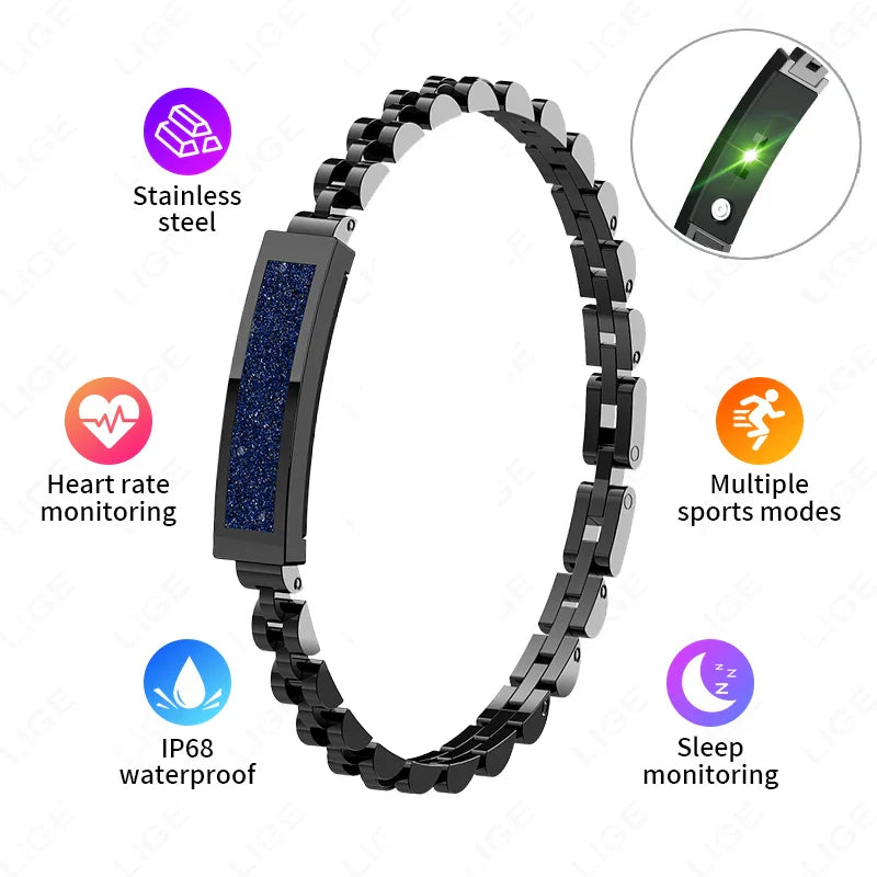 Pedometer Health Smart Bracelet Black - Image 3