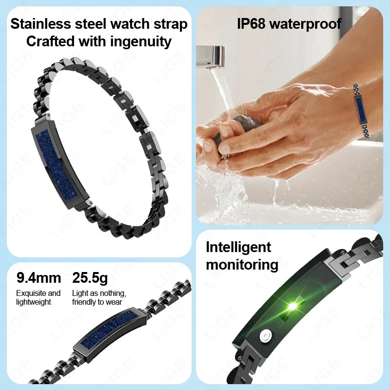 Pedometer Health Smart Bracelet Black - Image 5