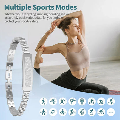 No-Screen Smart Watch Silver - Image 6