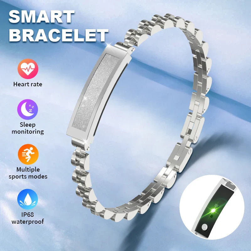 No-Screen Smart Watch Silver - Image 7