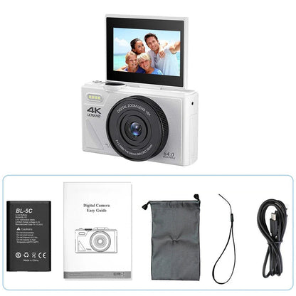 Digital Camera with 3.0 Flip Screen White - Image 4