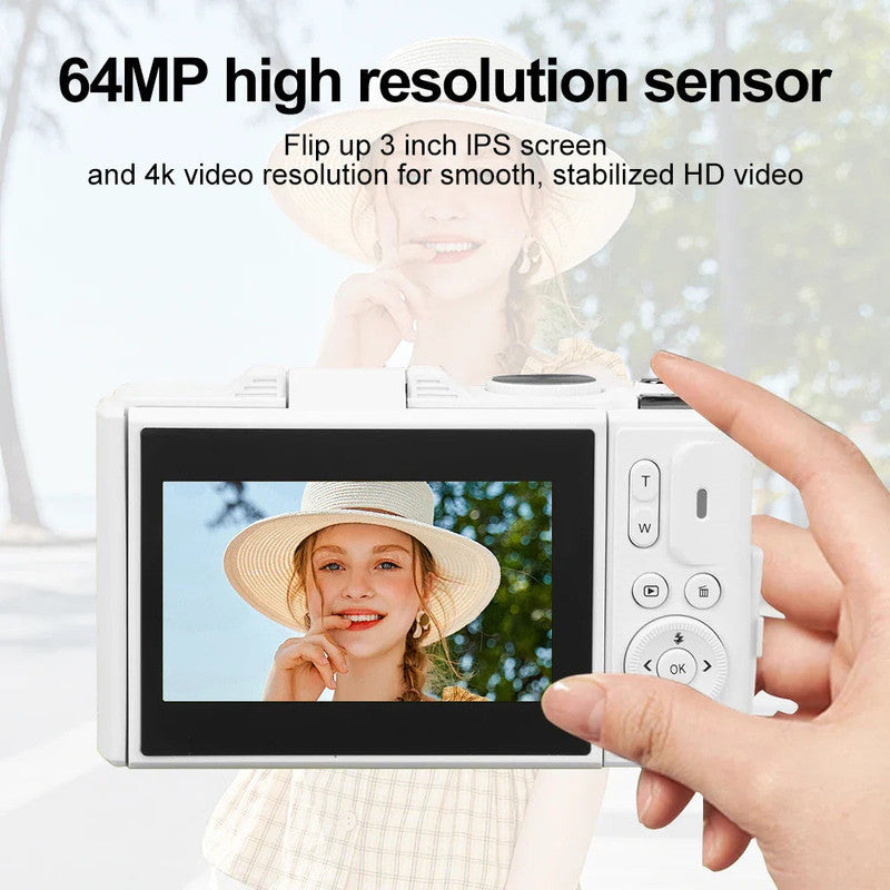 Digital Camera with 3.0 Flip Screen White - Image 5