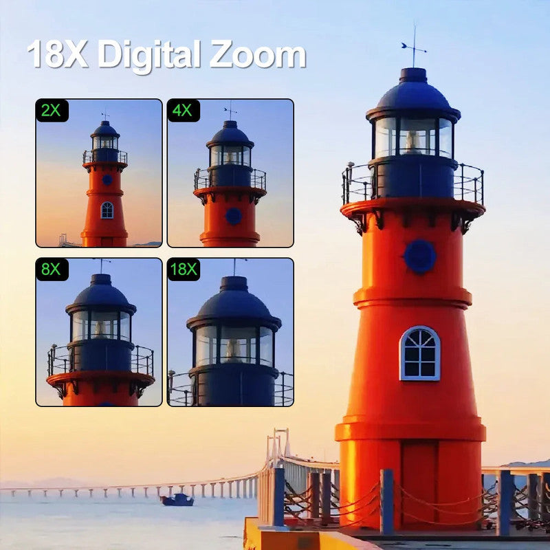 Digital Camera with Zoom Autofocus Black - Image 6