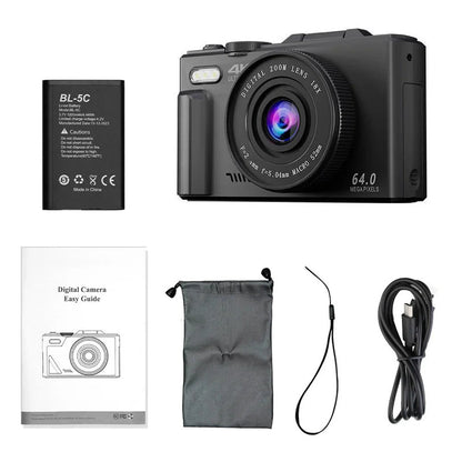 Digital Camera with Zoom Autofocus Black - Image 7