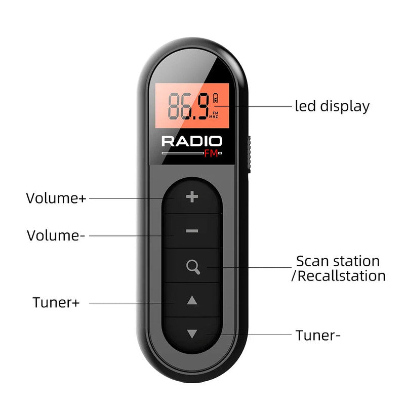 FM Rechargeable Pocket Radio - Image 5