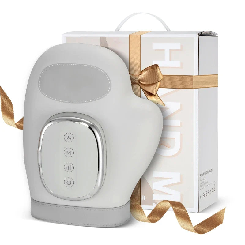 5-Level Electric Hand Massager with Hot Compress Grey - Image 6