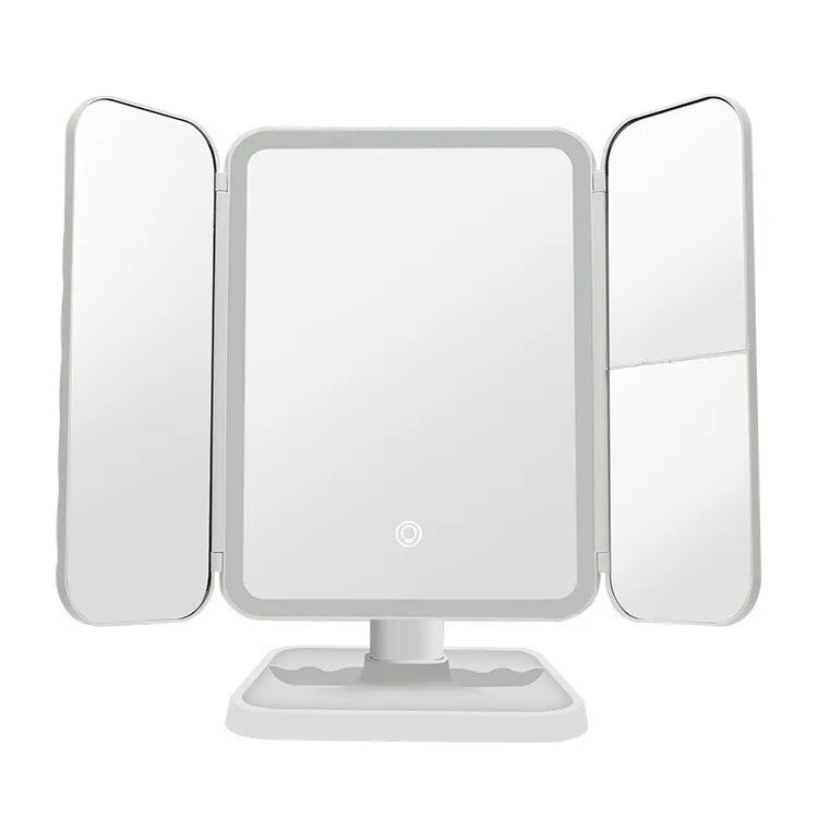 Trifold LED Makeup Mirror Beauty Lights - Image 7