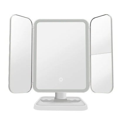 Trifold LED Makeup Mirror Beauty Lights - Image 7