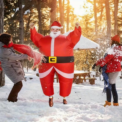 Santa Costume Self-Expanding Christmas Suit - Image 2