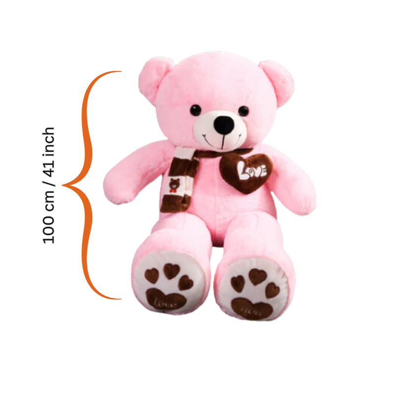 Huge 100cm Giant Pink Teddy Bear Soft Plush - Image 2