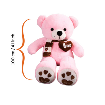 Huge 100cm Giant Pink Teddy Bear Soft Plush - Image 2