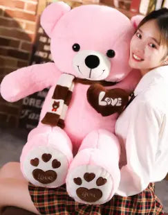 Huge 100cm Giant Pink Teddy Bear Soft Plush - Image 4