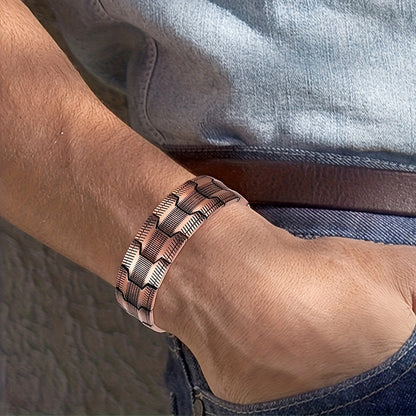 3X Strong Copper Magnetic Bracelet for Men - Image 3