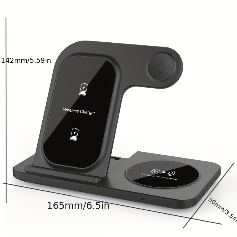 3-in-1 Fast Wireless Charger for iPhone & Apple Devices - Image 3