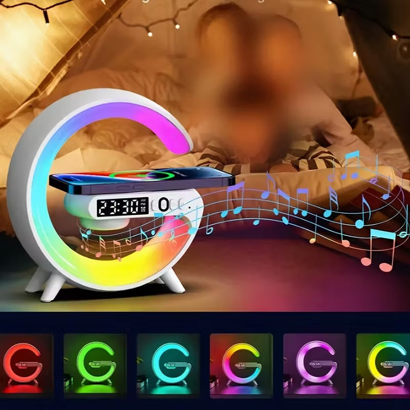 Wireless Bluetooth Speaker with RGB Light & Alarm - Image 6