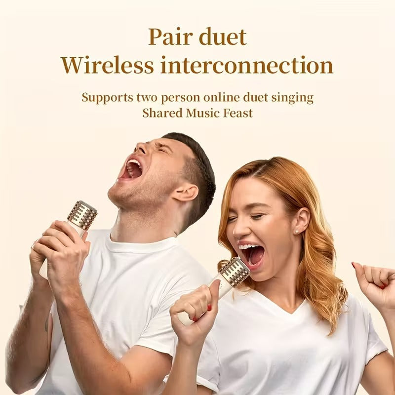 Mini Karaoke Machine with Wireless Microphones - Image 4
