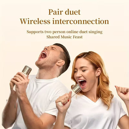 Mini Karaoke Machine with Wireless Microphones - Image 4