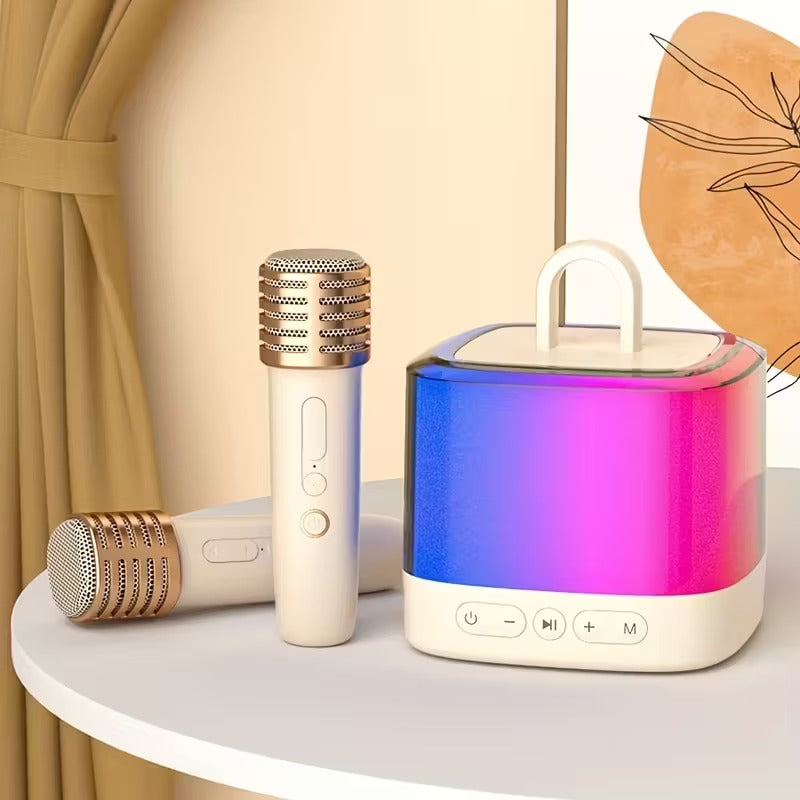 Mini Karaoke Machine with Wireless Microphones - Image 5