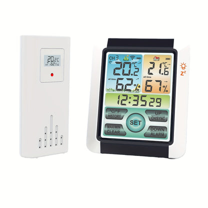 Wireless Weather Station Digital Thermometer with Sensor - Image 3
