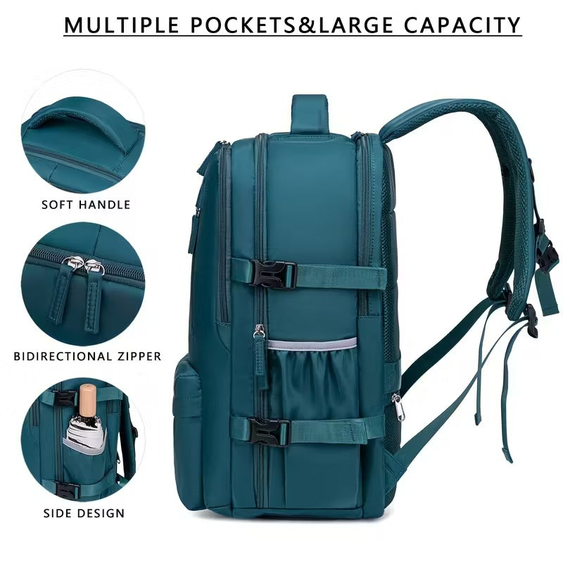 Large Capacity Travel Backpack with USB Charging - Image 4
