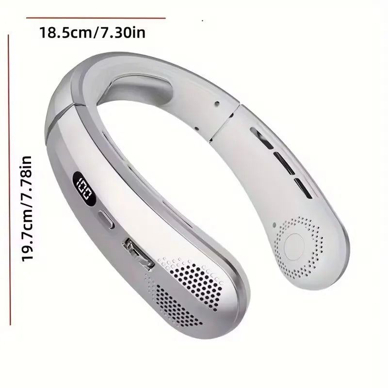 Hanging Neck Fan USB Rechargeable - Image 4