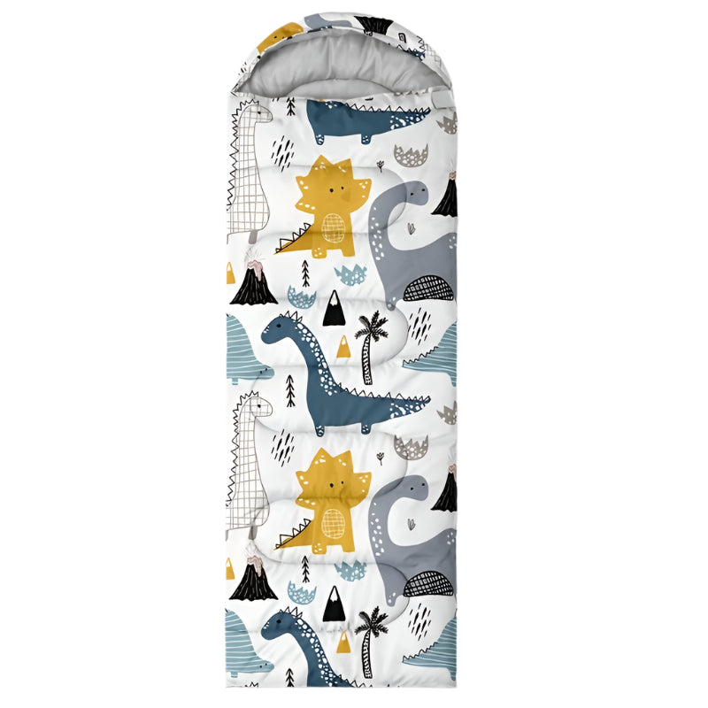 Dinosaur Camping Sleeping Bag Lightweight Warm Quilt - Image 2